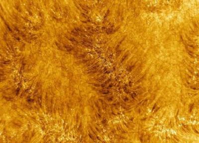 عکس ، تصویر مسحور کننده از سطح خورشید